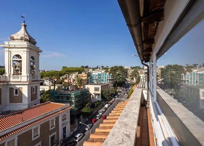 Apartamento Ladolcevita - Ponte Milvio Stunning View Penthouse Roma