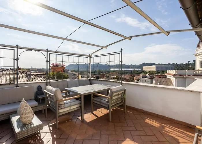 Ladolcevita - Ponte Milvio Stunning View Penthouse Apartamento